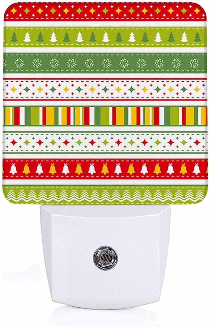 LED Night Light Lamp with Smart Sensor Dusk to Dawn Sensor,Bright Christmas Ribbons Night Light Daylight White,0.5W Plug-into Wall for Adults,Bedroom,Bathroom,Hallway,Kitchen