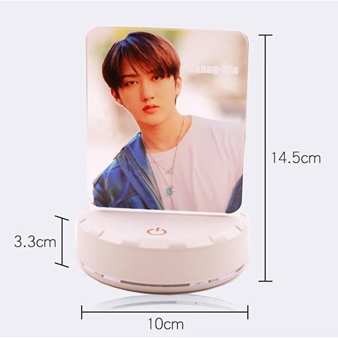 YJYP Night Light Felix Bangchan Hyunjin Colorful Acrylic LED Nightstand Lamp