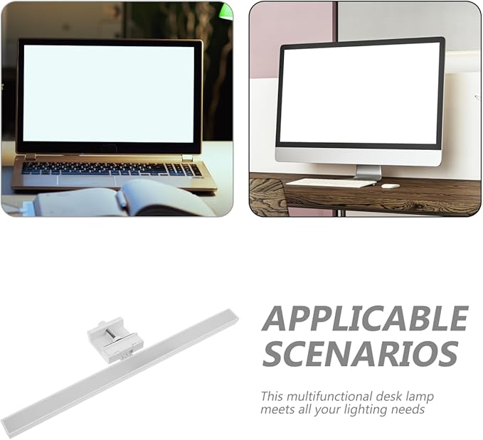 COHEALI LED Monitor Light Bar, Computer Screen Lamp for Eye Care | Dimmable Desk Light with Timer, Adjustable Brightness and Color Temperature for Office, Reading, Gaming and Home Workspaces