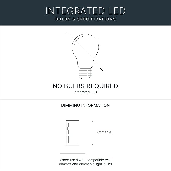 Kichler Horizon 7.4” LED Downlight/Ceiling Light 3000K in White, LED Ceiling Light Fixture for Modern Interiors, 43848WHLED30T
