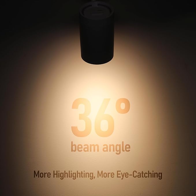 LEONLITE Retail Pro Series 17.5W LED H Track Lighting Heads, ETL Listed, Commercial Dimmable H Track Light Heads for Store Shop Restaurants, CRI90 Track Lighting, 5CCT, Matte White, Pack of 4