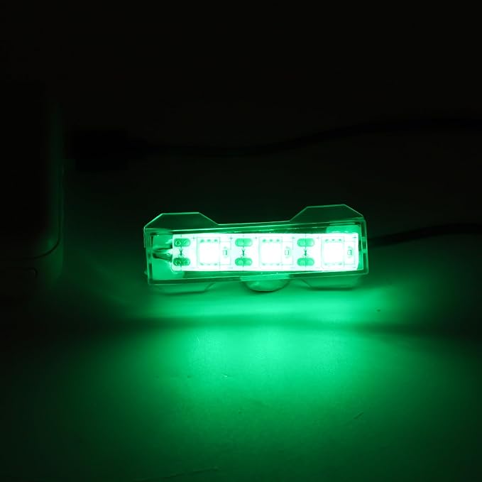 Mini Aquarium Light 0.5-2 Gallon Desktop Aquarium Green USB LED Light