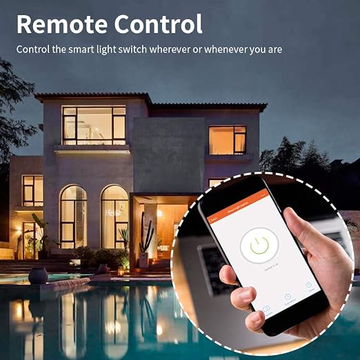 3 Way Smart Light Switch, Compatible with Alexa, Google Assistant, IFTTT, WiFi, Neutral Wire Required, Schedule Setting APP Remote Control, ETL, No Hub Required (3 Way Smart Switch 2pack)
