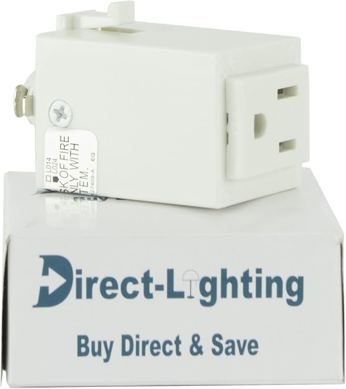 H System Track Outlet Adapter H860 (WHITE)