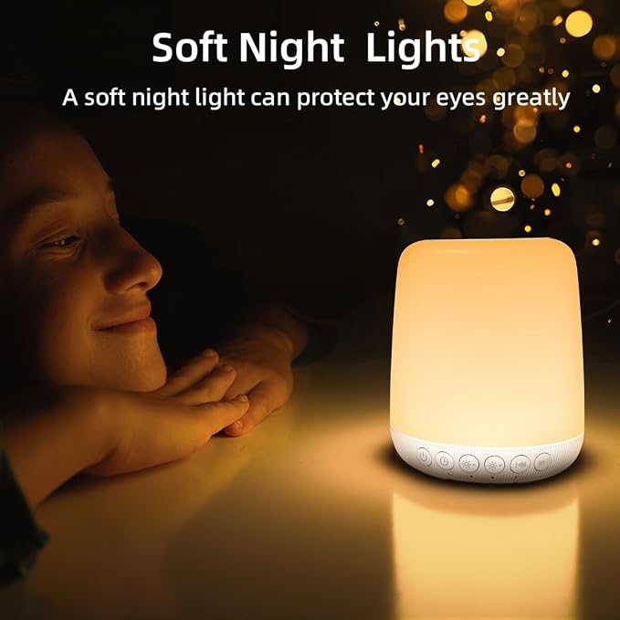 Night Light LED Touch Night Dimmable with 20 Levels of Brightness 4 Timers Rechargeable Battery for Bedroom Baby Nursery Living Room Home for Kids and Adult Breastfeeding Sleep Aid White