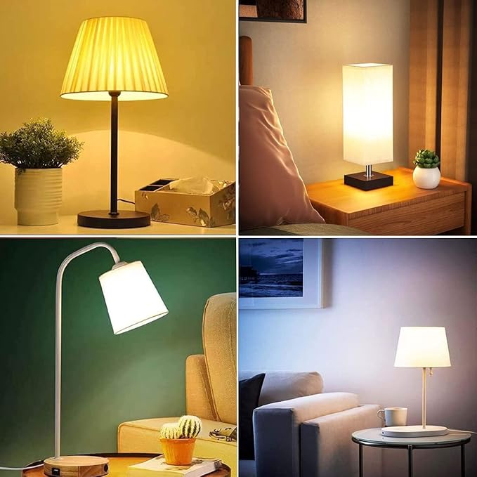 RGB Color Changing Light Bulbs,RGB LED Light Bulbs,9W Warm White 6500K,40W Equivalent,16 Color Multicolor A19 E27/E26 Dimmable Memory Function, for Home Decoration,Stage,Bar,Party