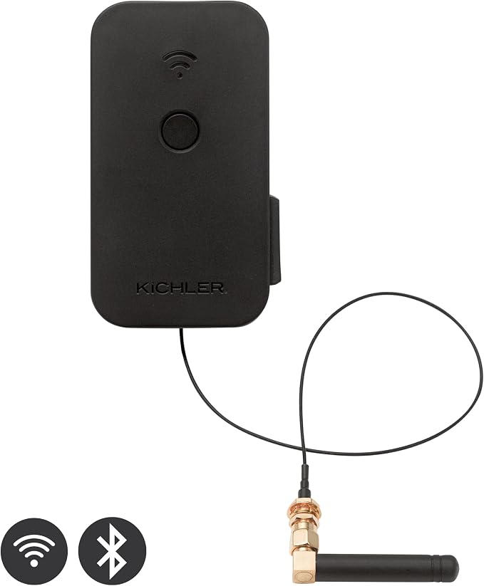 Kichler Wi‑Fi & Bluetooth Landscape Lighting Timer | Remote scheduling, app management, and voice assistant compatibility, 16085BK