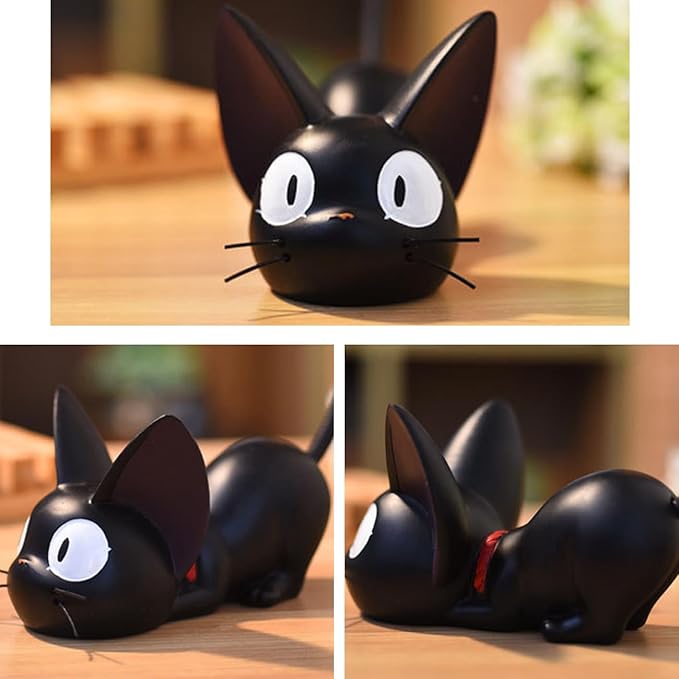 CdyBox Resin Cat Lamp Creative Cartoon Ornament Night Light for Bedroom, Study, Living Room