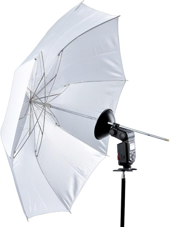 Neewer® 37"/94cm Studio Fold-up Collapsible White Softbox Umbrella for Flash AD180 AD360