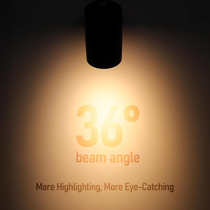 LEONLITE 8-Pack Retail Pro Series 17.5W LED H Track Lighting Heads, ETL, Commercial Dimmable H Track Light Heads for Store Shop Restaurants, CRI90 Track Lighting, 5CCT, Matte Black