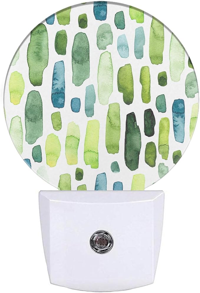 EKOBLA Cactus Tropical Night Lights Plug into Wall Cacti Green Plant LED Dusk to Dawn Plug-in Nightlights Auto Sensor for Home Indoor Bathroom Hallway Kitchen