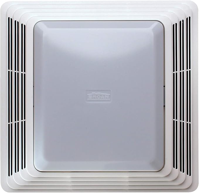 Broan- NuTone 678 Ventilation Fan and Light Combo for Bathroom and Home, 100 Watts, 50 CFM