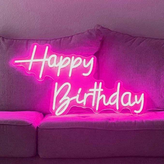 Ulalaza LED Neon Sign Night Light for Wall Party Décor Bedroom Room Bar Wedding Home Birthday Art Decoration Christmas with USB Chain Light modulator 5v 16.5''*9.1''
