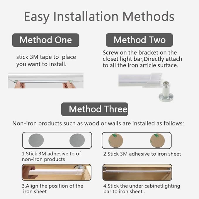 Dimmable Under Cabinet Lighting, Portable USB Reading Strips Craft Light Eye-care LED Desk Reading Lamp Light Great for Craft Table,Pianos,Music Stands,Kitchen,Wardrobe,Shelf,Drawer (warm&cool)