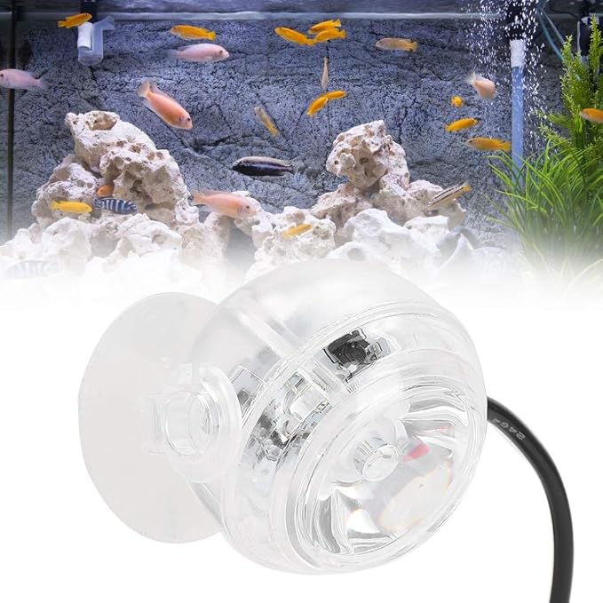 GLOGLOW Aquarium Light, 12‑18in Full Spec | LED Fish Tank Light with 24/7 Cycle, Adjustable Timer/Brightness, IP68, 1W, For 12‑18 Inch Planted Tanks