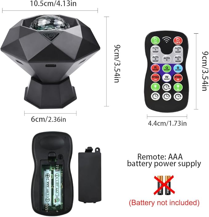 Star Projector, Galaxy Projector Night Light with Timer and Remote Control for Adults LED Star Projector for Ceiling Bedroom Decoration Party