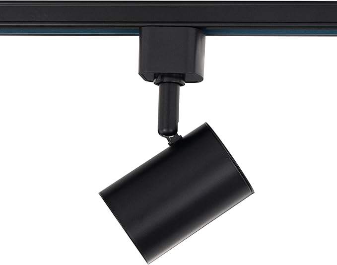 Amped Collection LED 10W Track Head 3000K Warm White Energy Efficient in Black for H Track, Standard 3-Wire Track System (Single Light)