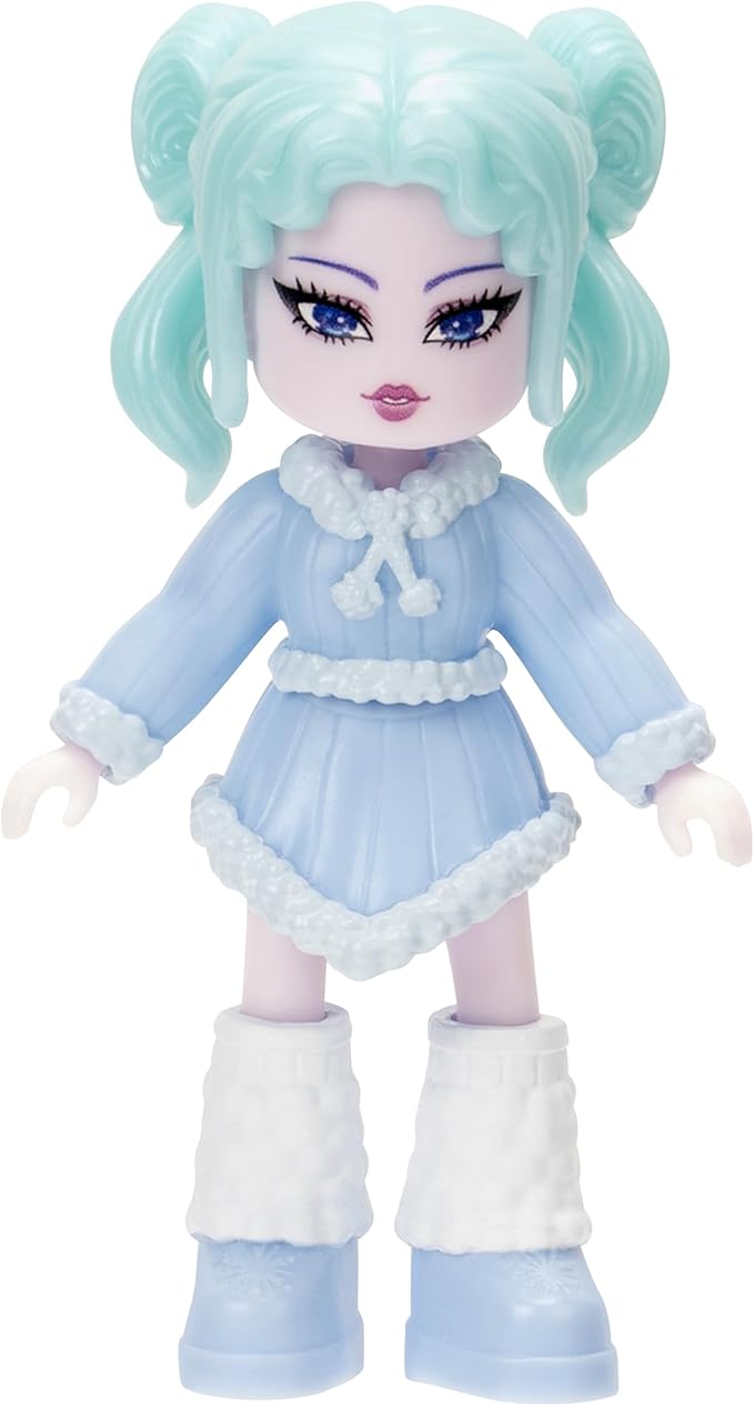 3” Ice Fairy Fashion Doll - 1 Figure with 9 Fashion Accessories - Virtual Item Code Included - Series 2 - Ages 5+