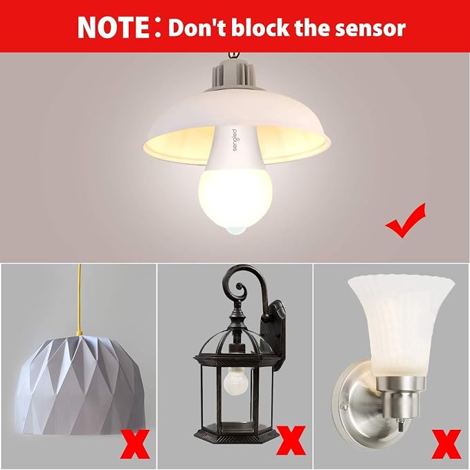 Sengled Motion Sensor Light Bulbs, A19 LED Dusk to Dawn Bulbs 3000K Soft White, Motion Activated Indoor Outdoor Light Bulbs 8.8W (60W Equivalent) 800 Lumens for Porch, Garage, Hallway, 4 Pack