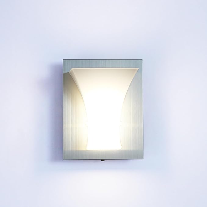 Facon LED 12V Wall Sconce with Fast USB Charger (5V/2.4A) – Modern RV Bedside Reading Light & Decorative Vanity Light for RV, Camper, Boat, Tiny Homes