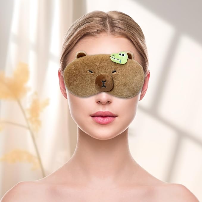 PERFECTSIGHT Cute Sleep Eye Masks (Capybara)