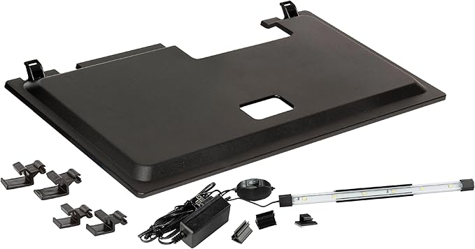 Tetra LED Hood 20 Inches By 10 Inches, Low-Profile Aquarium Hood With Hidden Lighting