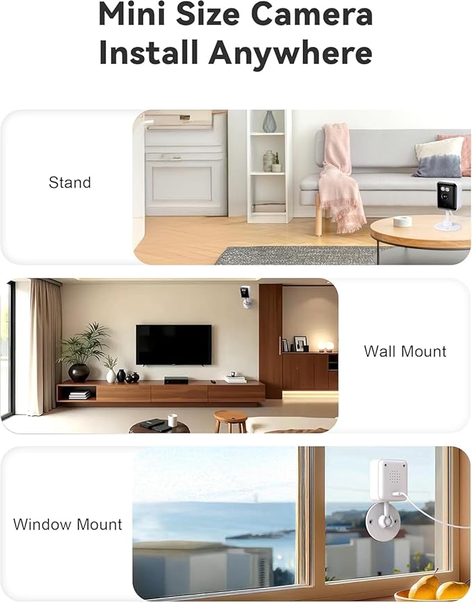2K Indoor Security Camera (2-Pack), Dual-Band 2.4/5GHz WiFi Pet & Baby Monitor, AI Event Detection with Smart Search, Color Night Vision, 2-Way Audio, Human Detection, US App