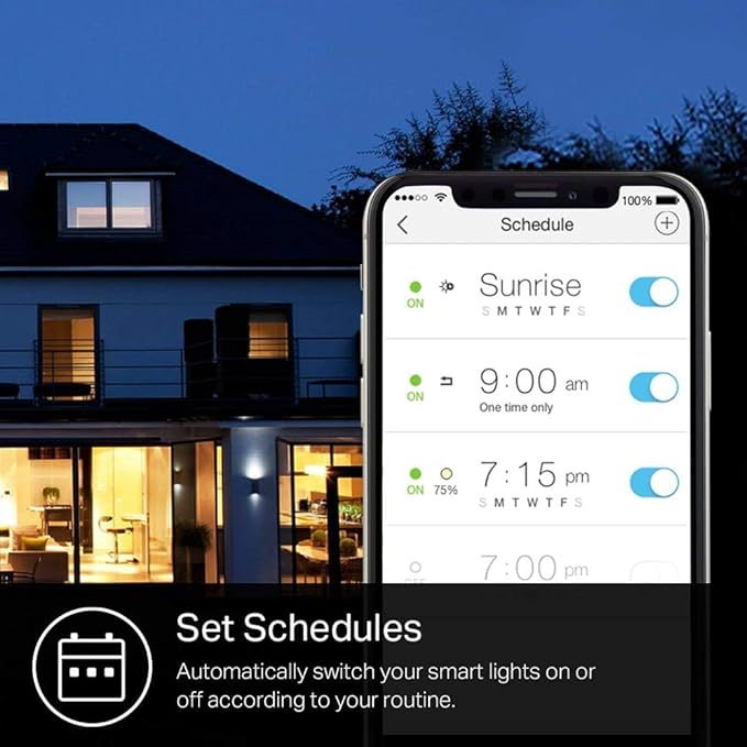 Kasa Smart Light Bulbs That Compatible with Alexa and Google Home,Dimmable Smart LED Bulb,A19,9W,800Lumens,Soft White(2700K),CRI≥90,WiFi 2.4Ghz only,No Hub Required,(KL110P4),(Pack of 48)