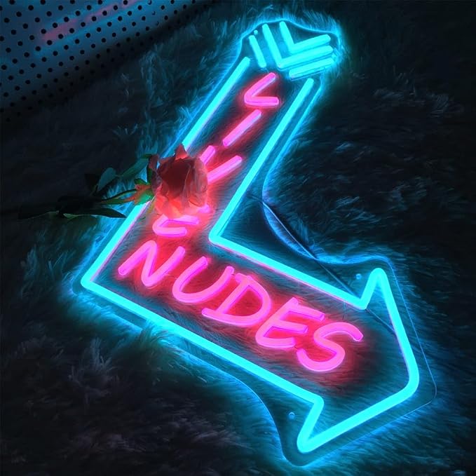 Large Live Neon Sign, LED Signs for Man Cave Wall Decor (20X15in) | USB Powered LED Neon Lights Signs with Dimmer for Bar Office Hotel Pub Cafe Recreation Room Sign
