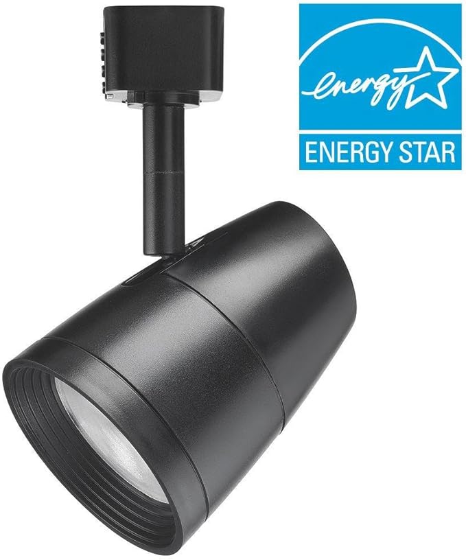 Juno Lighting 27K 80CRI PDIM NFL BL R600L G2 2700K 50W Equivalent Dimmable 9.5W LED Trac Head Optic, Narrow Flood Gen 2, Black