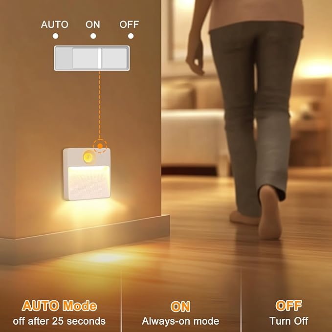 16 Pack Rechargeable Motion Sensor Stair Light for Indoor, RGBW Battery Operated Closet Lights, Stick On Night Lamp, Motion Activated Magnetic Lighting Lamps for Step,Cabinet,Hallway,Bathroom