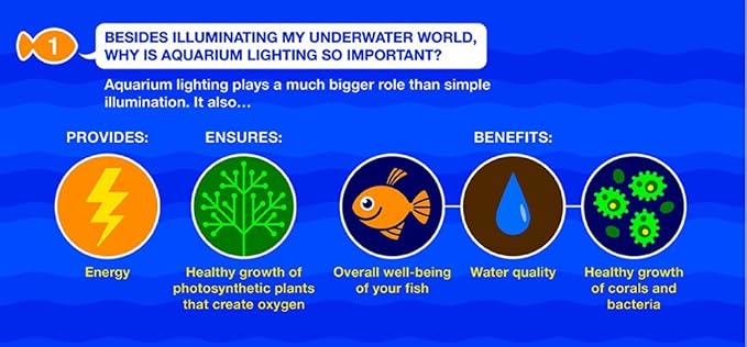 Marineland LED Aquarium Light, Natural Shimmering Light