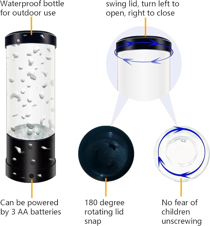 Jellyfish Lamp,7 Color Changing Aquarium Light,USB/Battery Bubble Jellyfish Night Light,Desk Mood Lamp for Home Bedroom Room Office,Tower Jelly Fish Light Lamp Present Decor for Kids Girls Adults Boys