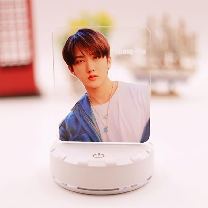 YJYP Night Light Felix Bangchan Hyunjin Colorful Acrylic LED Nightstand Lamp