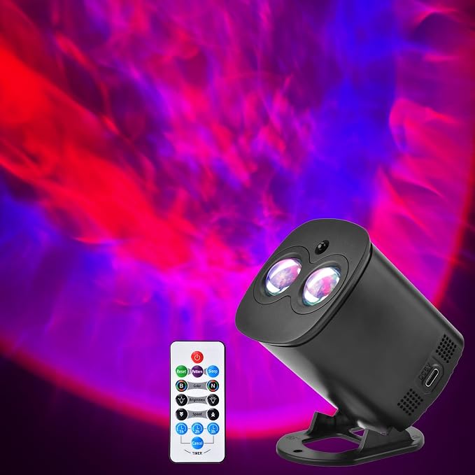 Galaxy Projector for Bedroom, Galaxy Light Projector Led Lamp with Remote & Timer, Night Light Gifts for Kids,Room Decor/Birthdays/Christmas/Party/Tiktok Live, Black Color