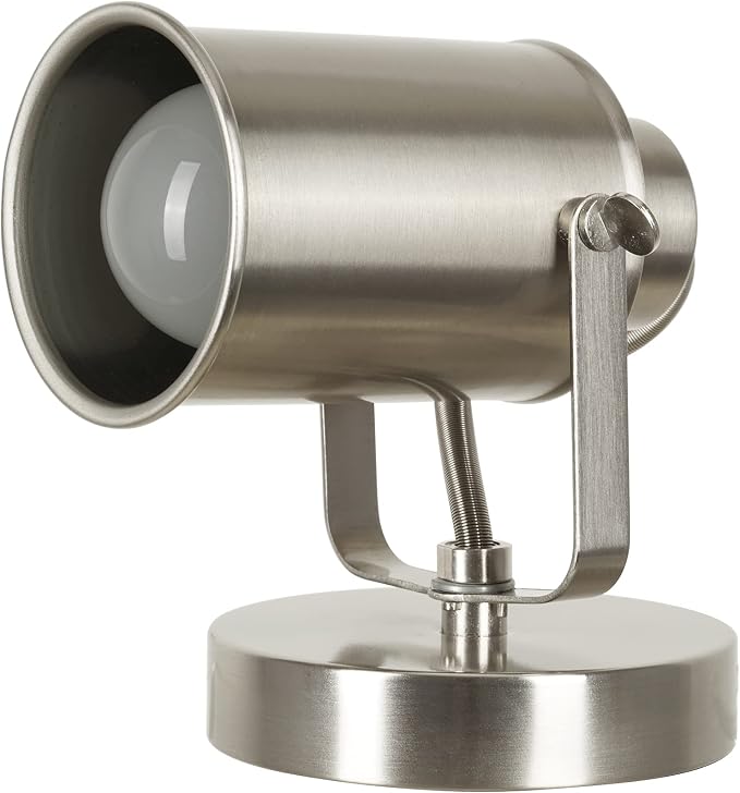 Catalina Lighting 18775-015 Modern Multipurpose Spotlight Desk or Wall Mount Accent Lamp, 6", Brushed Nickel