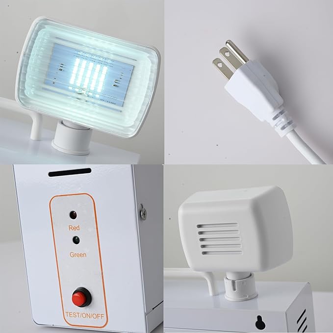 Emergency Light, 500lm 4Hours Battery Powered LED Backup Light Commercial Exit Fixtures for Business Home Office Night Power Failure Outage with Plug in Cord AC85-277V