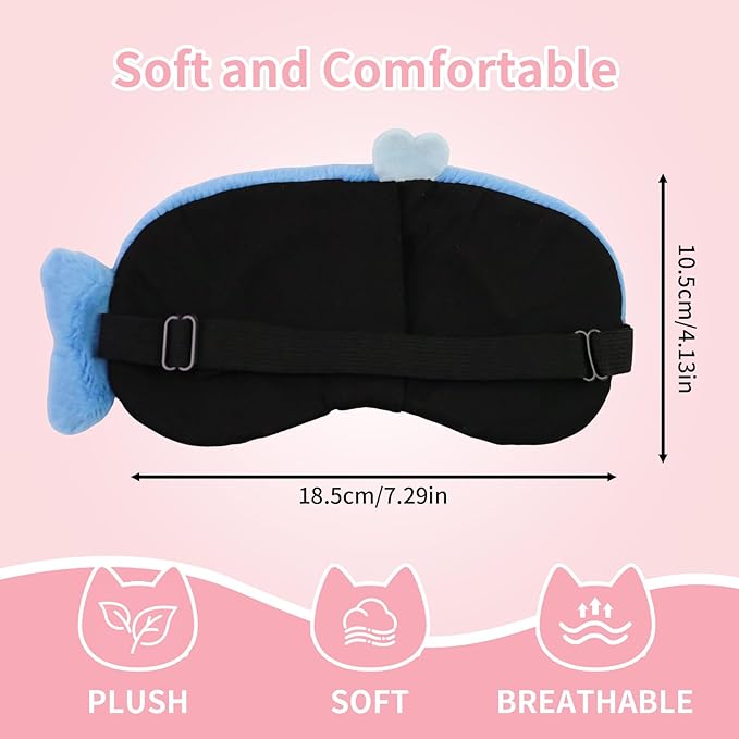 PERFECTSIGHT Cute Sleep Eye Masks (Blue Penguin)
