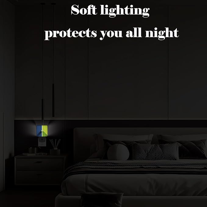 Soccer Ball Field Night Light,Plug Into Wall Decor for Stairway,Hallway,Kitchen,Dusk to Dawn Sensor Nightlights for Boys/Girls/Women/Men Room Gifts