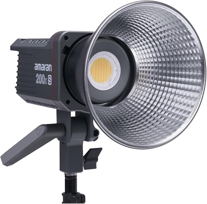 amaran 200x S 200W Bi-Color LED Video Light App Control Studio Light | DC/AC Power Supply Bowens Mount Silent Fan Photography Lighting CRI: 95+, TLCI: 98+ 9 Built-in Lighting FX
