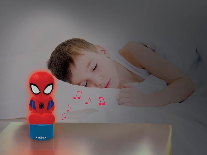LEXiBOOK, Spider-Man Nightlight Speaker, NS01SP