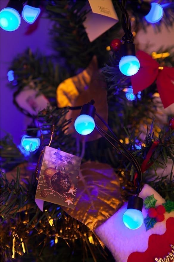 Hann Solar String Lights, 30 LEDs Waterproof Color Changing Globe Ball Fairy Lights for for Garden, Yard, Home, Landscape,Christmas Party (Multi-Color)