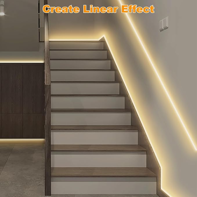 Tatazone WiFi Smart White COB Led Strip Light with Remote | 32.8ft, 2700K, Work with Alexa and Google, Timer, Group Control, Dimmable Warm White for Cabinet, Room, Kitchen, Shelf