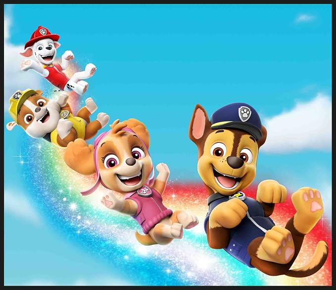 Brainstorm Paw Patrol Nickelodeon Torch & Projector - Handheld Flashlight & Image Toy, 24 Color Cartoon Themed Images, Project 1 Meter, Kids Ages 3+