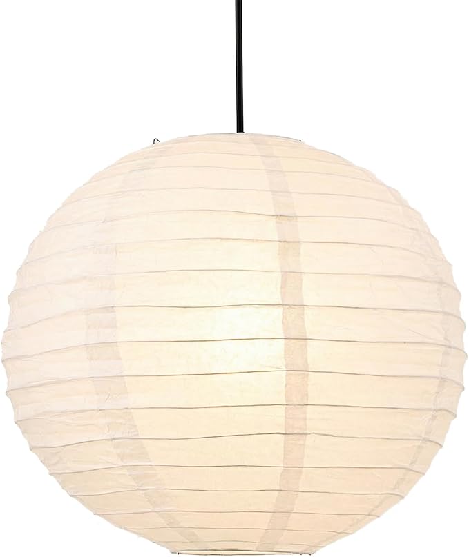 White Round Paper Lantern Lampshade, 12"x12'' Chinese Japanese Round Hanging Paper Lantern, Small Papers Lanterns Pendant Light Shade for Wedding, Restaurant, Church, Birthday Party, Home Decor