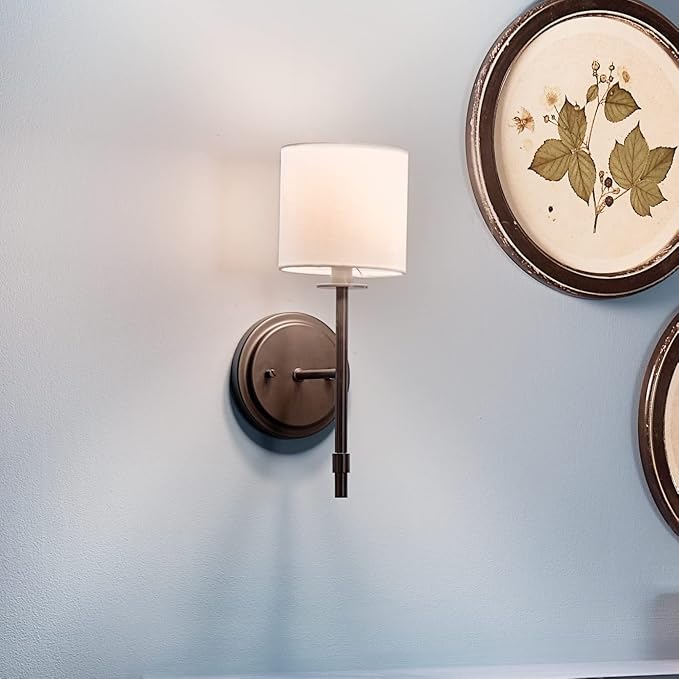 Kichler Wall Sconce 1Lt,Black