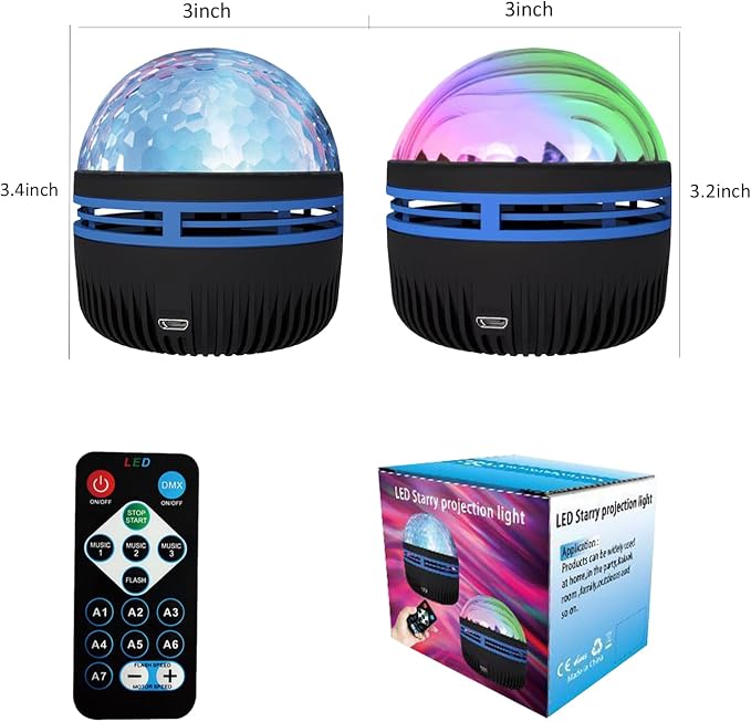 2 in 1 Northern Lights and Ocean Wave Projector with 14 Effects of Galaxy Light for Game Rooms, Parties, Light Projector for Bedroom, Compatible with Lava Lamps and Night Light Decorative Effects