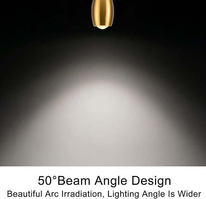 Gold Pendant Light, Modern Pendant Lights Kitchen Island, LED Hanging Light Fixtures for Dining Room Hallway Bedroom 3 Pack 3000K