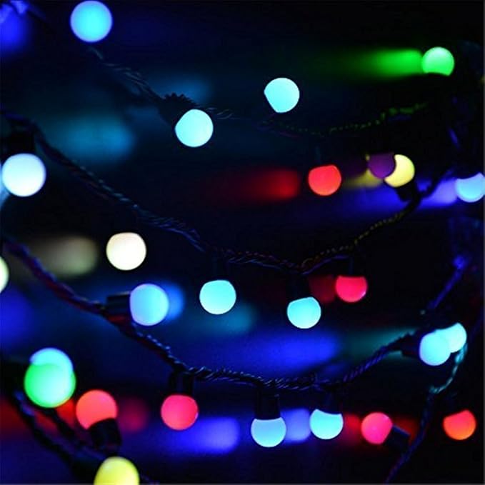 Hann Solar String Lights, 30 LEDs Waterproof Color Changing Globe Ball Fairy Lights for for Garden, Yard, Home, Landscape,Christmas Party (Multi-Color)