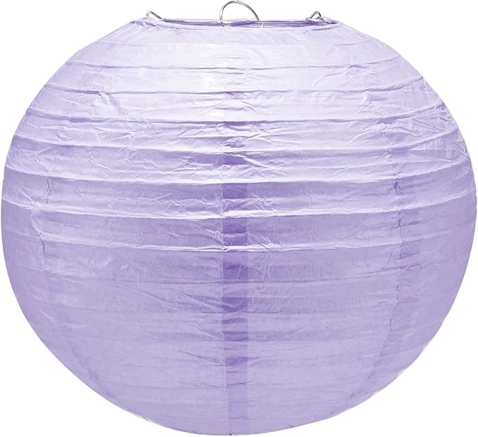 8 Inch Purple Paper Lanterns for Graduation Decorations 2025 Birthday Party Bachelorette Engagement Wedding Baby Shower(Set of 5, Purple)